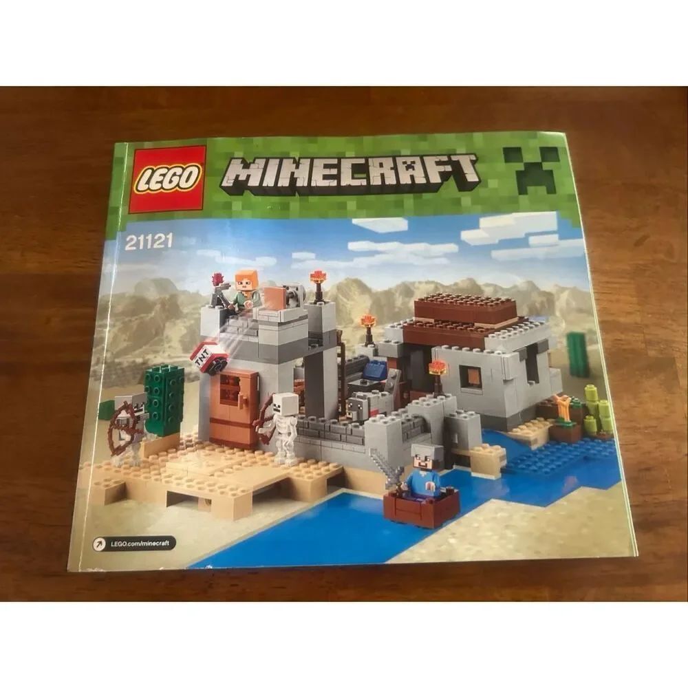 Lego Minecraft The Desert Outpost #21121 Instruction Manual Only (6049)